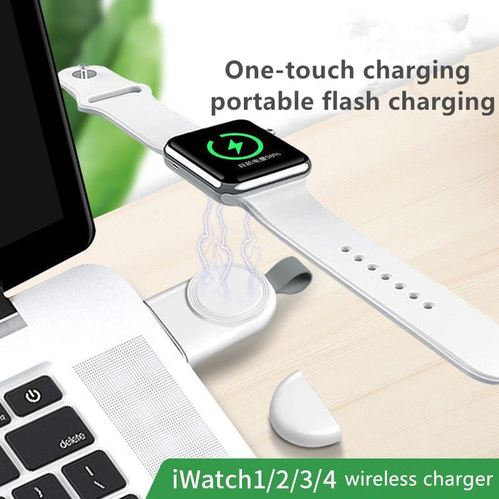 Portable Wireless Charger For apple watch series 6 SE 5 4 3 2 1 44mm/40mm Charging Dock Station stand USB Charger IWatch 44 mm